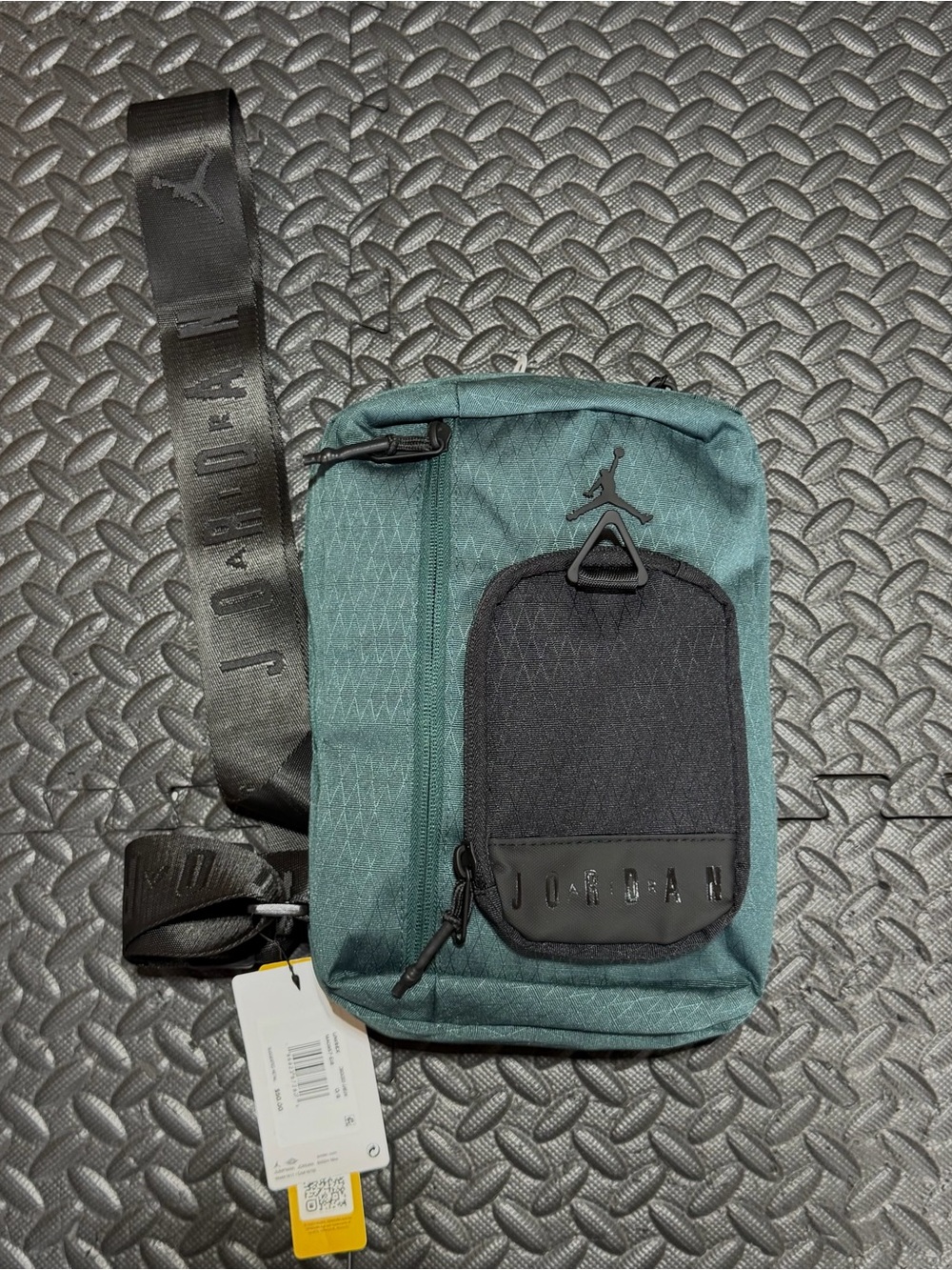 Jordan Collectors Crossbody Bag Cordura Green Jumpman Logo 3L MA0957-E18 NEW